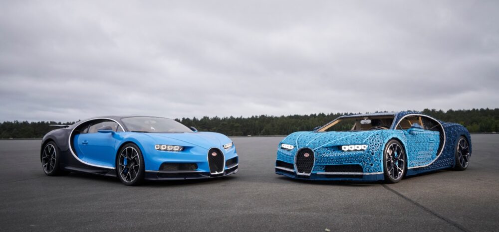 Bugatti Chiron vyrobený z LEGO Technic v roku 2023 (foto: LEGO)